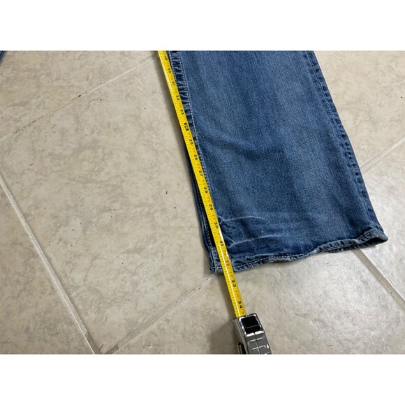 BKE Jeans Tyler Mens Size 32L (32x33.5) Distressed Faded Straight Leg - Picture 8 of 9